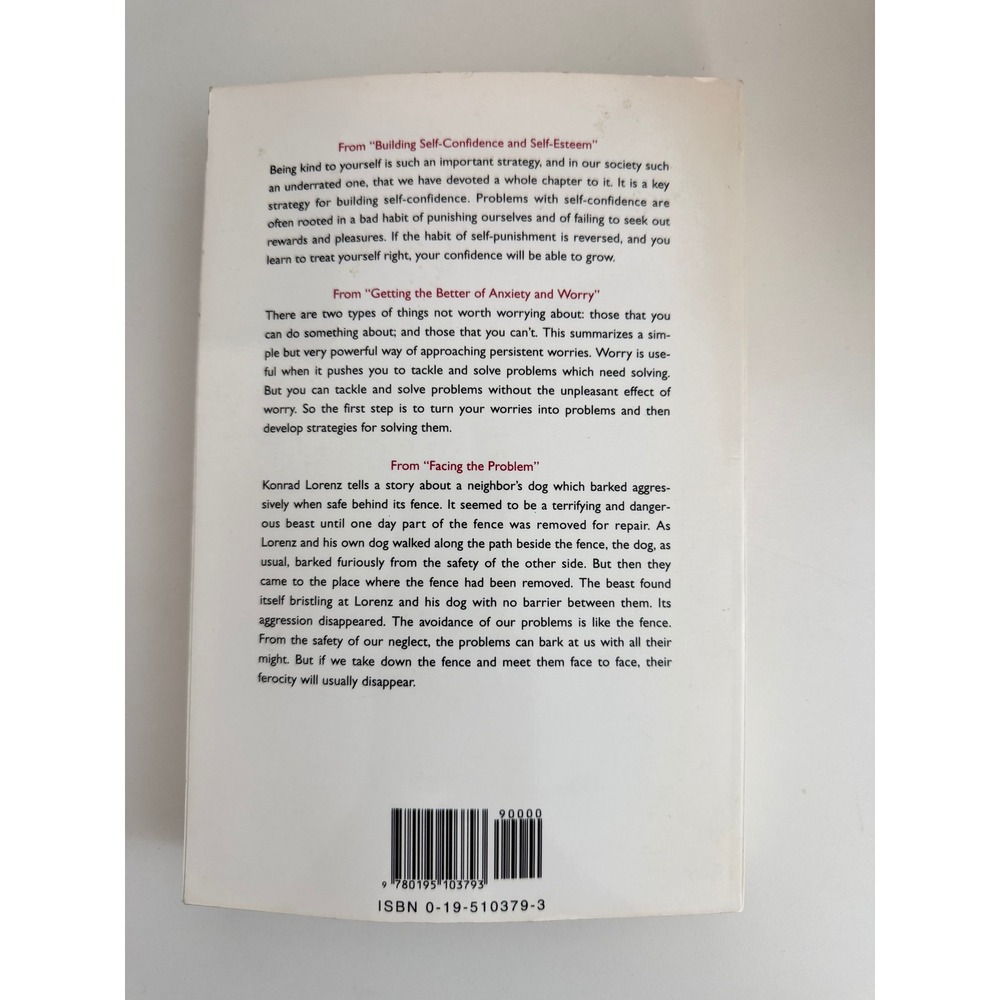 Managing Your Mind The Mental Fitness Guide Gillian Butler Tony Hope Paperback - Picture 3 of 3